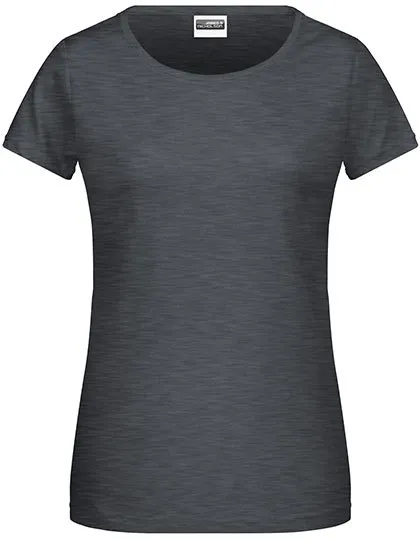 Dames T-shirt Daiber Basic-T 8007 in Black Heather