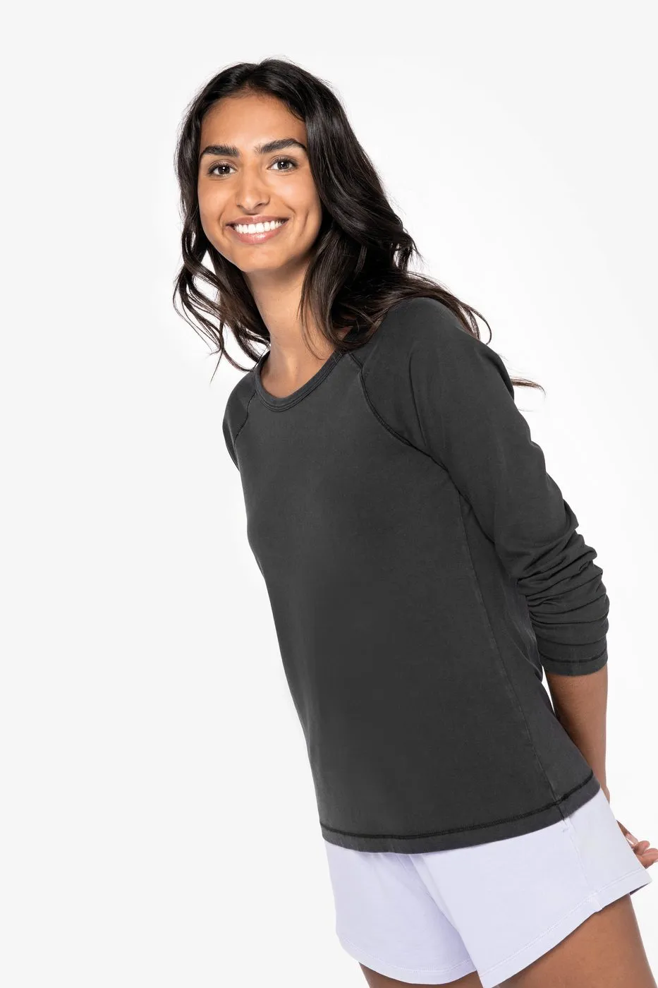 Dames T-shirt Native Spirit Ecologisch lange mouwen NS339