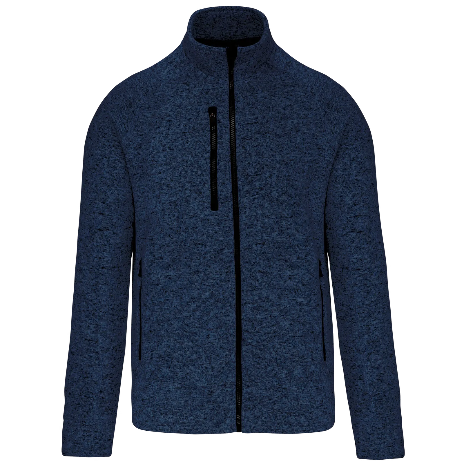 Heren Vest kariban Heather K9106 in NAVY MELANGE
