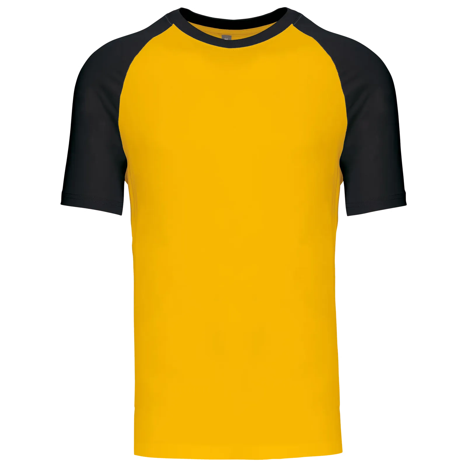 T-shirts Baseball Kariban K330 in T-shirts Baseball Kariban K330 - Yellow / Black