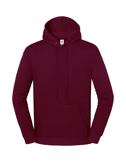Heren Hoodie Fruit of the Loom Iconic 0622940 in Heren Hoodie Fruit of the Loom Iconic 0622940 Burgundy