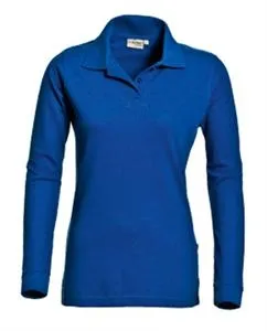 Dames polo lange mouw Santino Matt productfoto