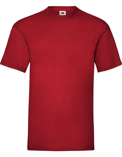 T-shirts Fruit of the Loom Value weight 61-036-0 in T-shirts Fruit of the Loom Value weight 61-036-0 - Brick Red