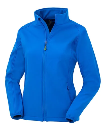 Dames Softshell Jas Result Recycled 2-Layer R901F in Dames Softshell Jas Result Recycled 2-Layer R901F royal
