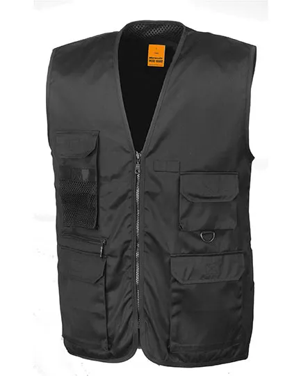 Heren Bodywarmer Safari Result R045X in Heren Bodywarmer Safari Result R045X Black