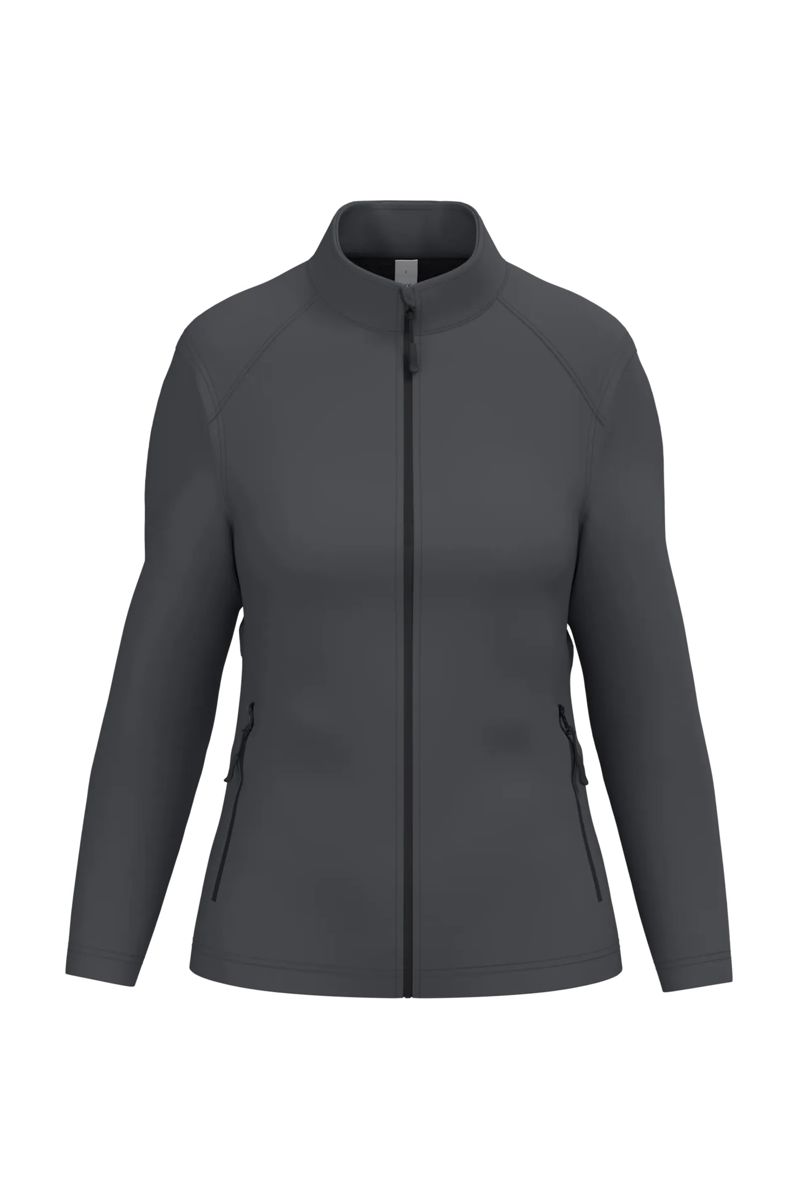 Goedkope Dames Softshell Jas iDeal Basic Brand IB411 in Goedkope Dames Softshell Jas iDeal Basic Brand Dark Grey