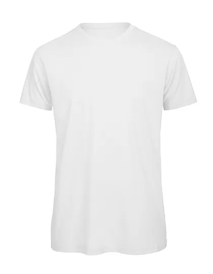 Heren T-shirt B&C TM042 Inspire in Heren T-shirt B&C TM042 Inspire - White