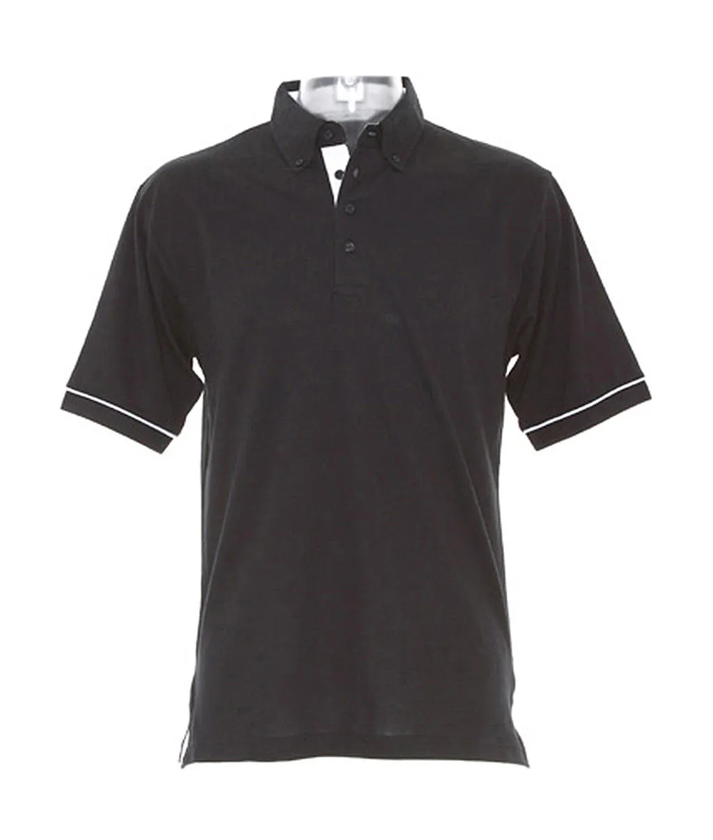 Heren Poloshirt Kustom Kit Contrast KK449 productfoto