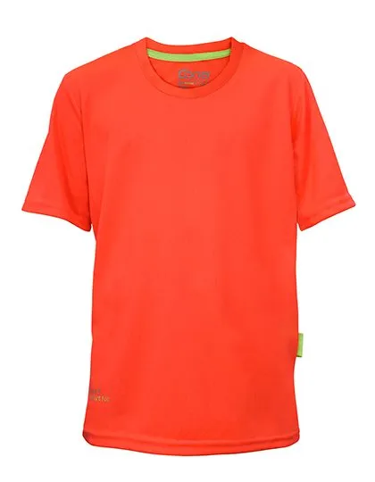 Kinder Sportshirt CONA SPORTS Evolution Tech Tee CSK11 in Kinder Sportshirt CONA SPORTS Evolution Tech Tee CSK11 -  Neon Coral