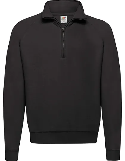 Heren Sweater Fruit of the Loom 62-114-0 in Sweater Fruit of the Loom 62-114-0 zwart