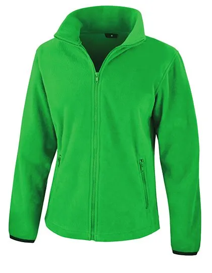 Dames Fleece Vest Result Outdoor R220F in Dames Fleece Vest Result Outdoor R220F Vivid Green