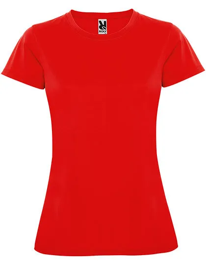 Dames Sportshirt Montecarlo Roly CA0423 in Dames Sportshirt Montecarlo Roly CA0423 - Red