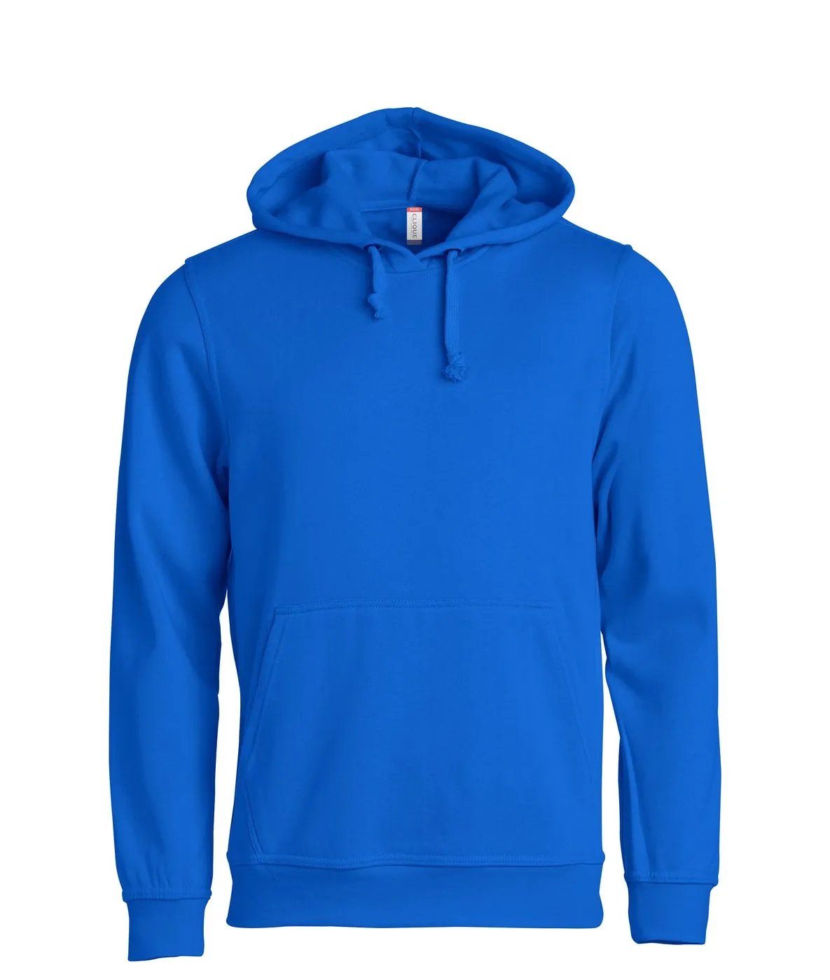 Heren Hoodie Basic Clique 021031 in Heren Hoodie Basic Clique 021031 - Kobalt
