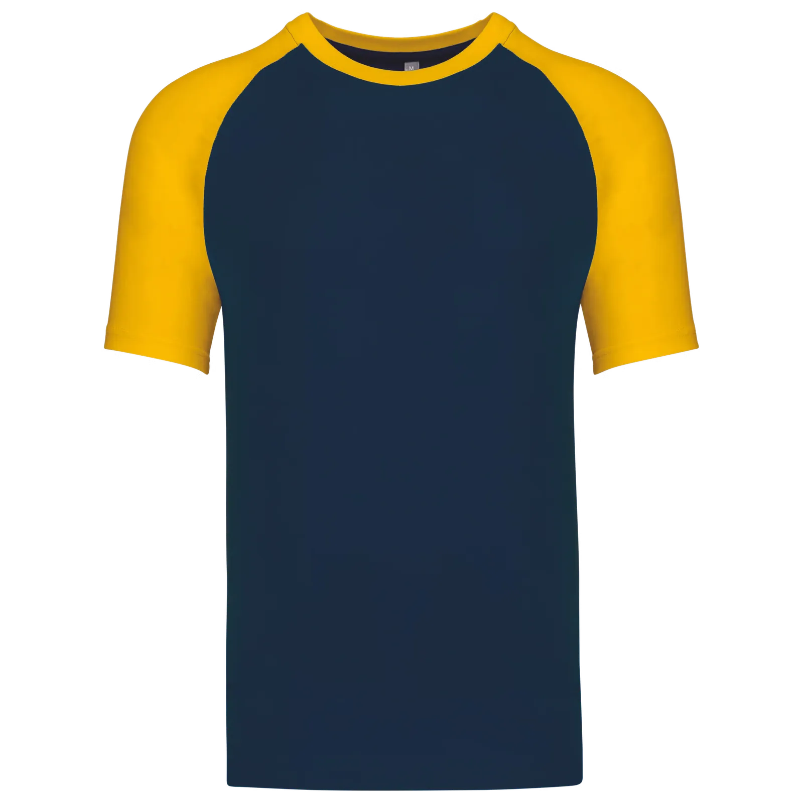 T-shirts Baseball Kariban K330 in T-shirts Baseball Kariban K330 - Navy / Yellow