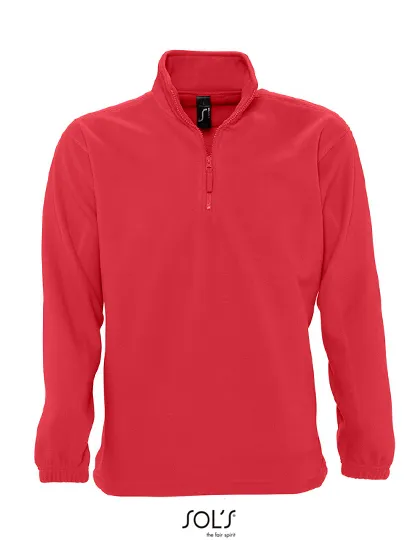 Heren Fleece Sweater Sol's Ness 56000 in Heren Fleece Sweater Sol's Ness 56000 Rood