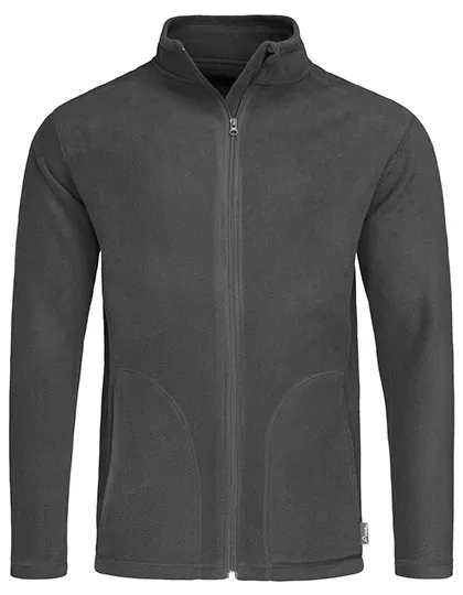 Heren Fleece Vest Stedman ST5030 in Grey Steel