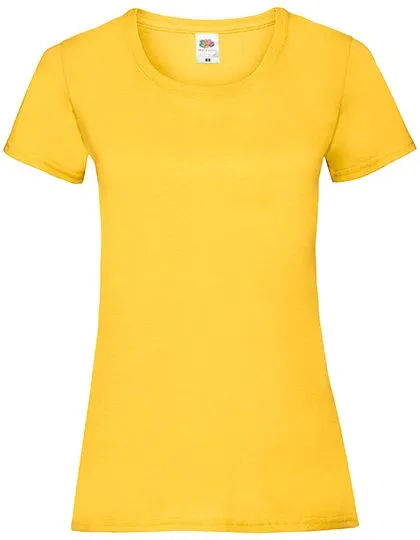Dames T-shirts fruit of the loom value weight 61-372-0 in Dames T-shirts fruit of the loom value weight 61-372-0 - Sunflower