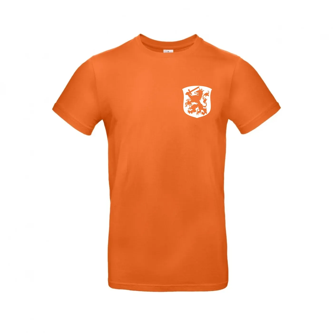 Oranje T-shirt Wapenschild productfoto