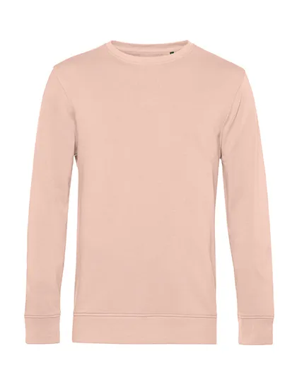 Organische heren Sweater B&C Inspire Crew Neck Sweat WU31B in Organische heren Sweater B&C Inspire Crew Neck Sweat WU31B - Soft Rose