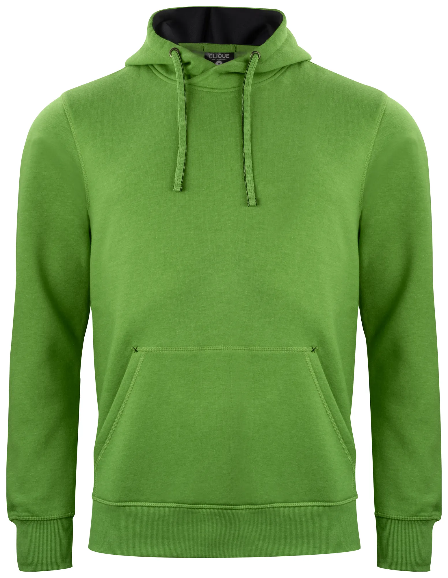 Heren Hoodie Clique Classic 021041 in Heren Hoodie Clique Classic 021041 Groen Melange