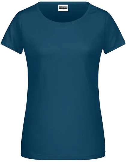 Dames T-shirt Daiber Basic-T 8007 in Petrol
