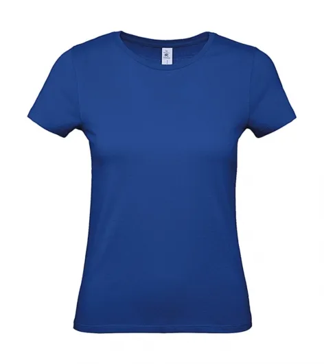 Dames T-shirt B&C E150 TW02T in Dames T-shirt B&C E150 TW02T Cobalt Blue