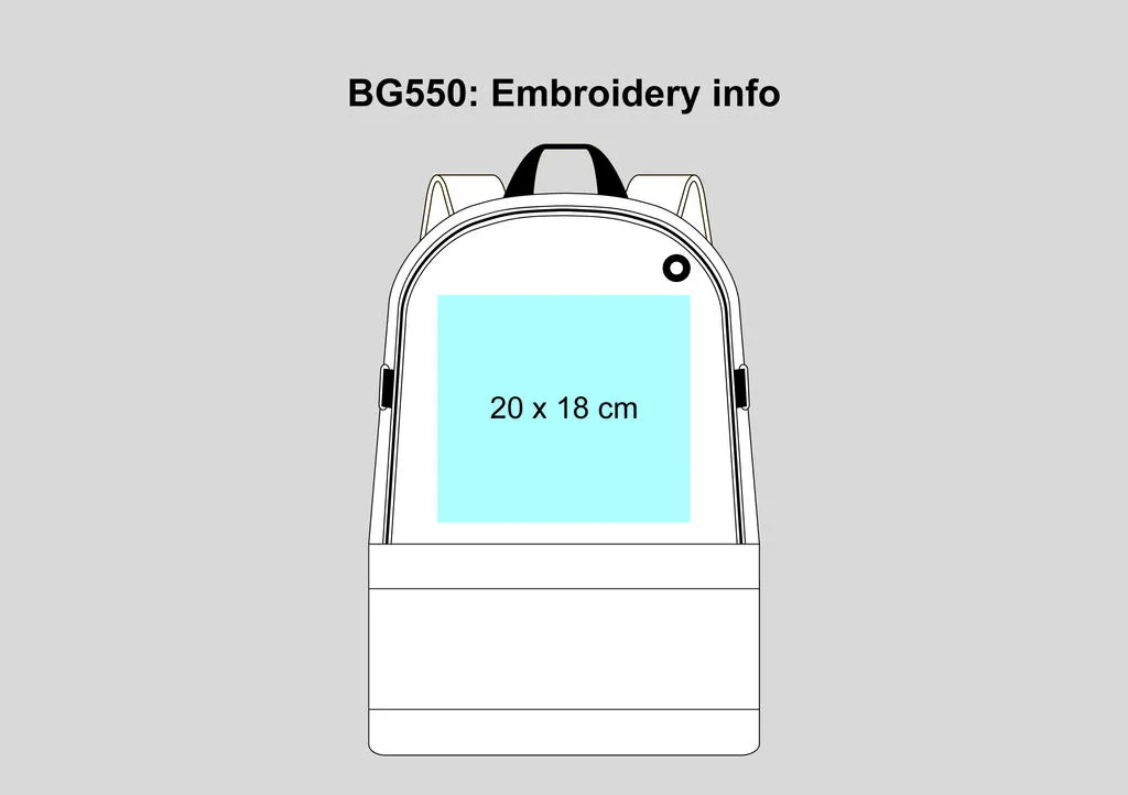 Rugzak Athleisure Pro Bagbase BG550 productfoto