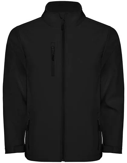 Heren Softshell Jas Nebraska Roly SS6436 in Heren Softshell Jas Nebraska Roly SS6436 Zwart