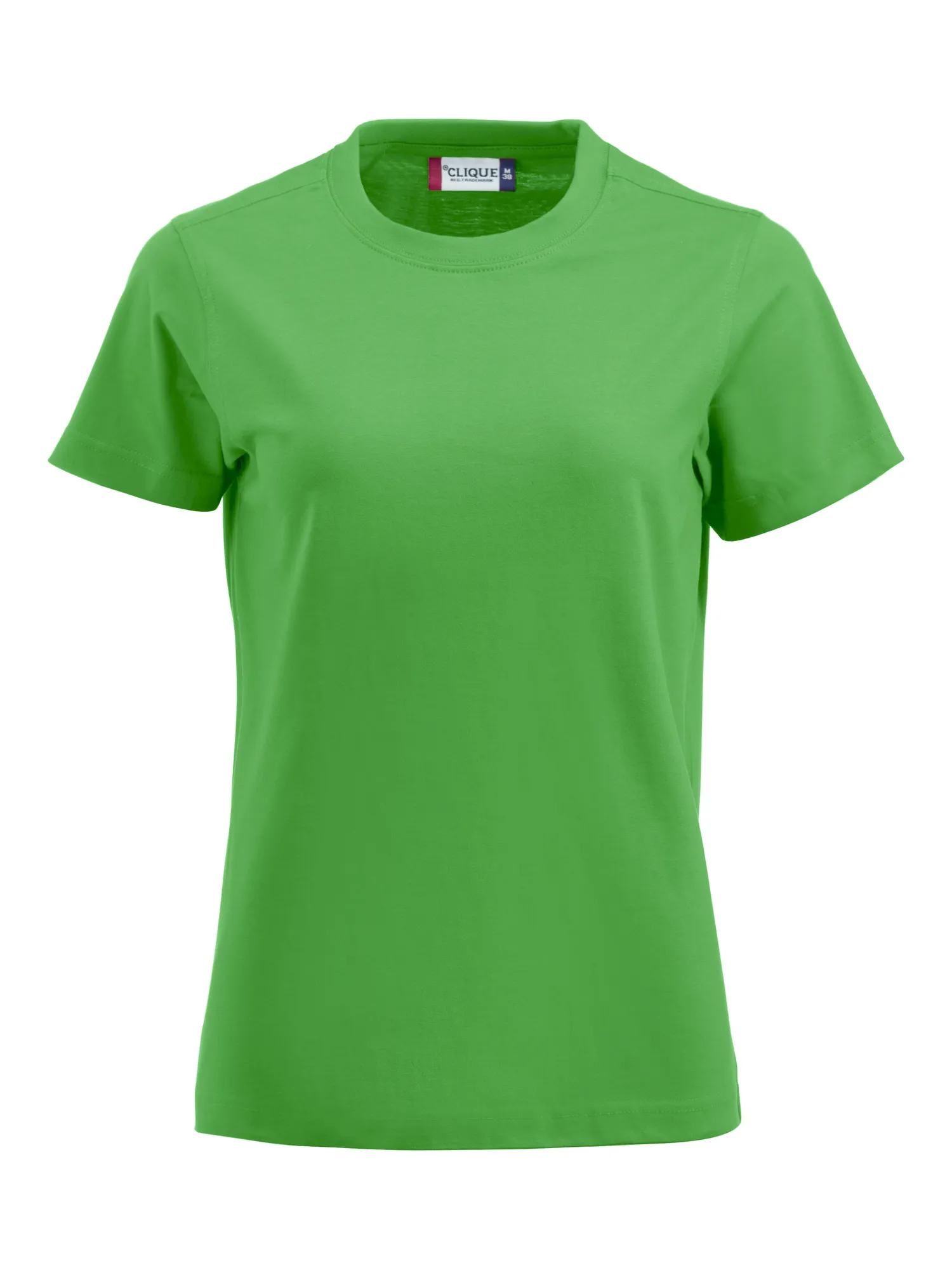 Dames T-shirt Clique Premium-T 029341 in Dames T-shirt Clique Premium-T 029341 - Appel Groen