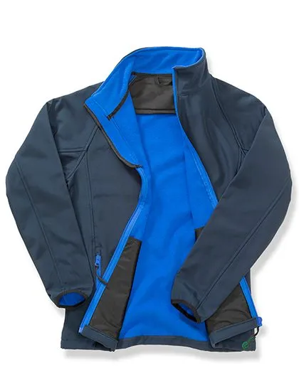 Dames Softshell Jas Result R231F in Dames Softshell Jas Result R231F Navy/Royal
