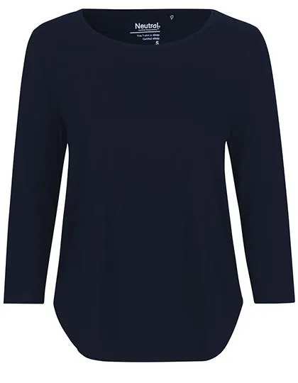 Dames T-Shirt Neutral Three Quarter Sleeve productfoto