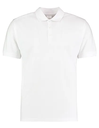Heren Polo Slim Fit Kustom Kit KK413 in Heren Polo Slim Fit Kustom Kit KK413 wit
