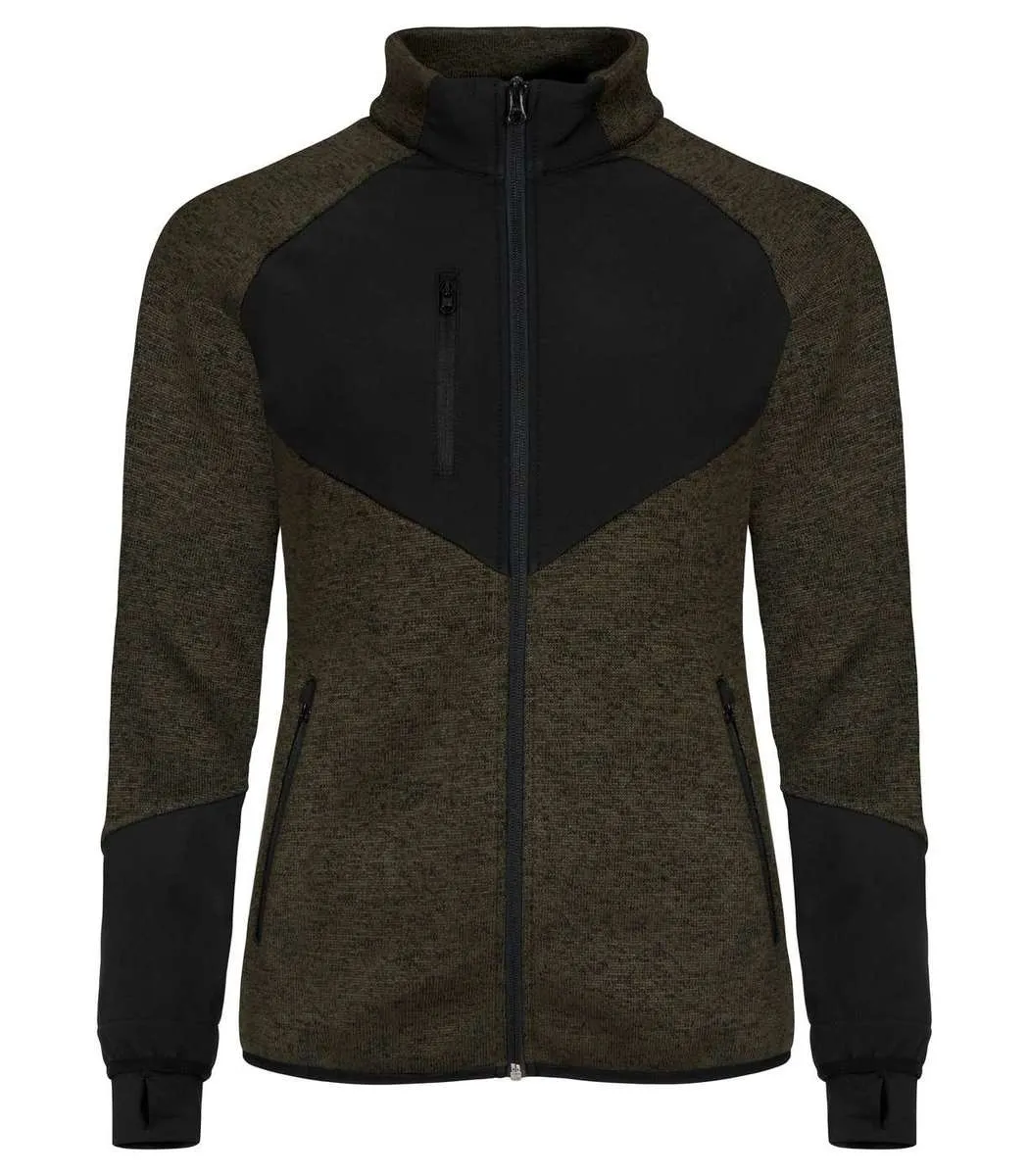 Dames Fleece vest Clique Haines 023947 in Dames Fleece vest Clique Haines 023947 mist groen