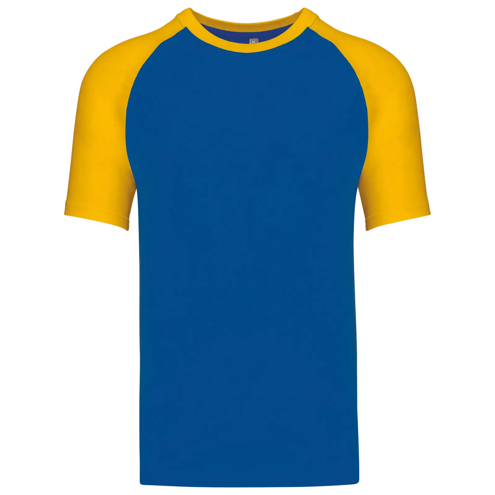 T-shirts Baseball Kariban K330 in T-shirts Baseball Kariban K330 - Royal Blue / Yellow