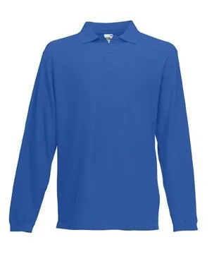 Kinder polo lange mouw Fruit of the Loom 63-201-0 productfoto