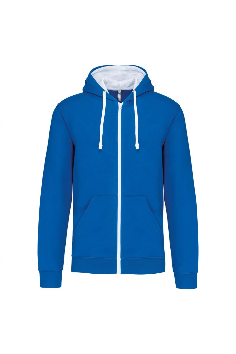 Heren Hoodie met rits Kariban K466 productfoto
