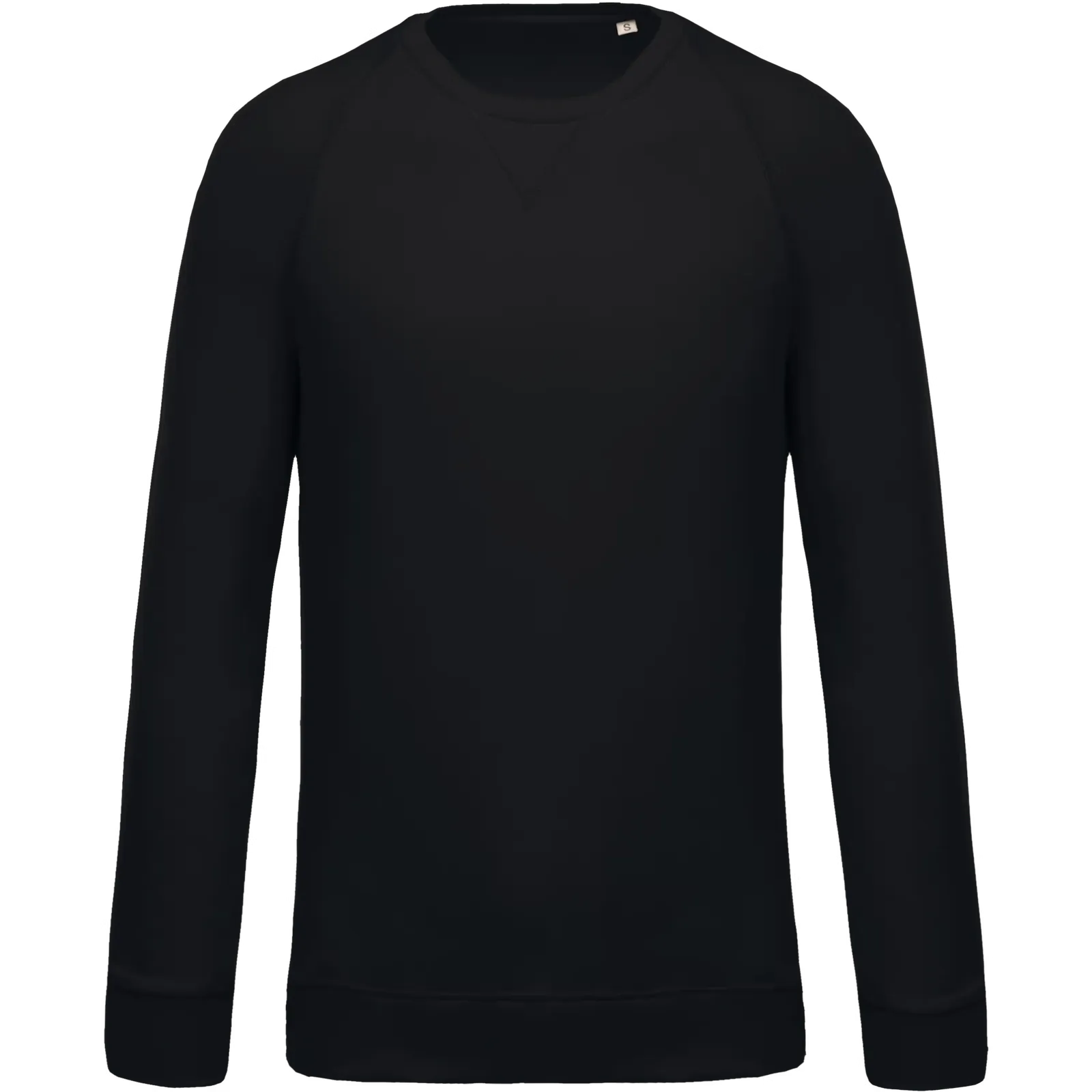 Heren Sweater Kariban BIO raglanmouwen K480 in Heren Sweater Kariban BIO raglanmouwen K480 Zwart