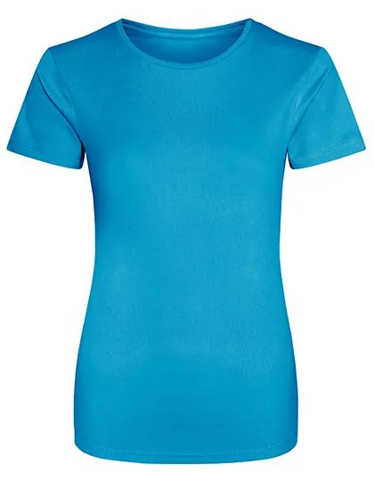 Dames Sportshirt AWDis JC005 in Dames Sportshirt AWDis JC005 - Sapphire Blue
