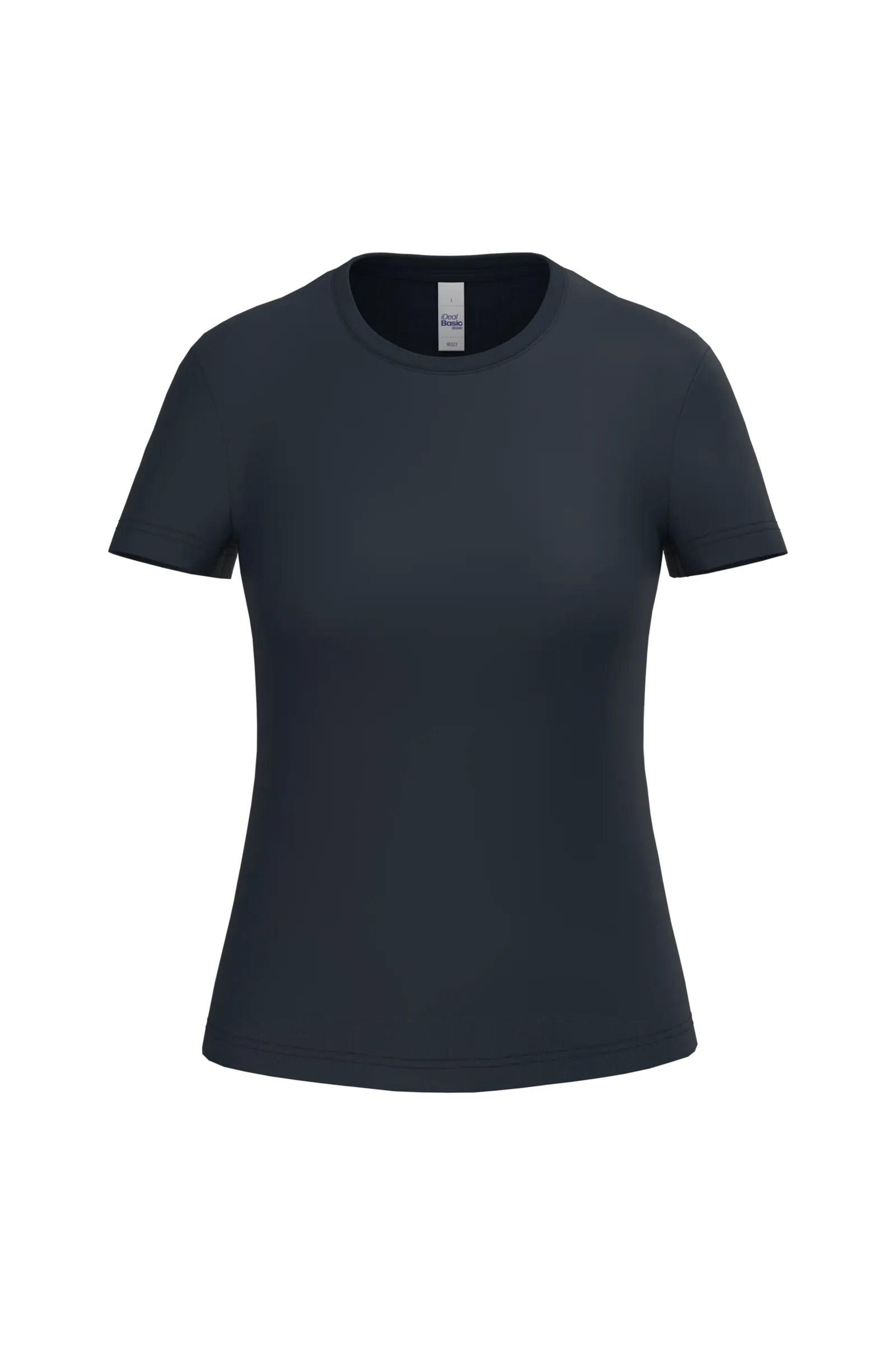 Dames T-shirt iDeal Basic Brand 190 IB321 in Dames T-shirt iDeal Basic Brand 190 IB321 - Navy