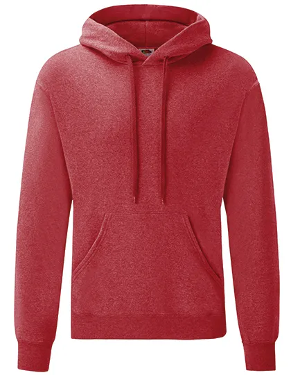 Heren Hoodie Classic Fruit of the Loom 62-208-0 in Heren Hoodie Classic Fruit of the Loom 62-208-0 Heather Red