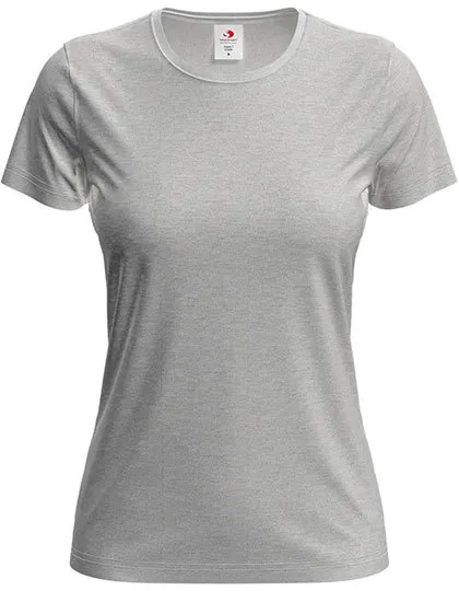 Dames T-shirt Classic-T Fitted Stedman ST2600 in Dames T-shirt Classic-T Fitted Stedman ST2600 - Ash Heather