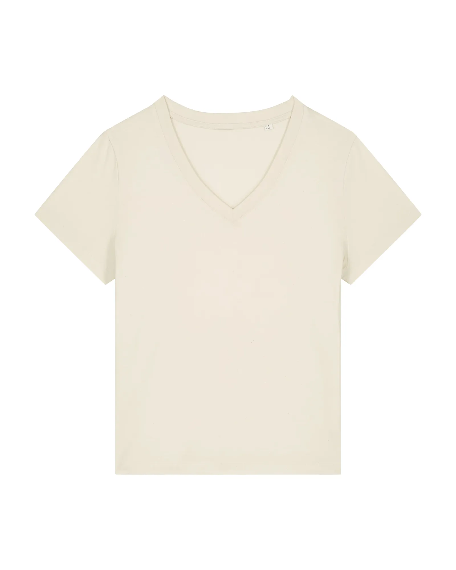 Dames T-shirt Stanley Stella Isla V-hals STTW176 in Dames T-shirt Stanley Stella Isla V-hals STTW176 - Natural Raw