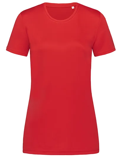 Dames Sportshirt Stedman ST8100 in Dames Sportshirt Stedman ST8100 - Crimson Red