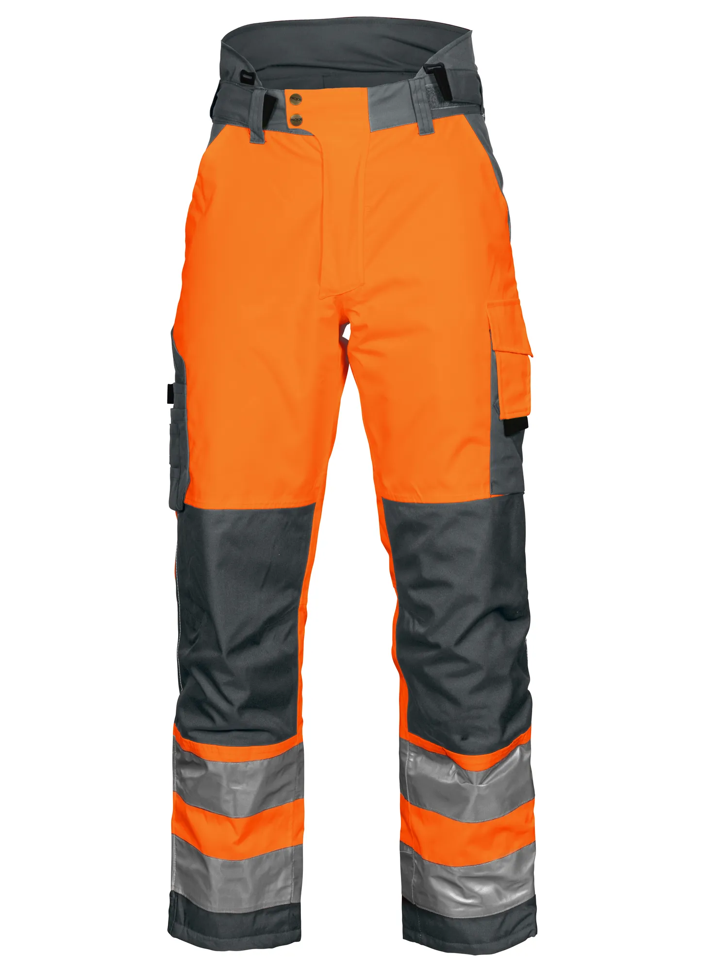 Projob werkbroek gevoerd 646514 in Projob werkbroek gevoerd 646514 Oranje-Grijs