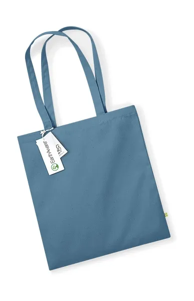 Biologische katoenen Draagtas Westford Mill W801 in Biologische katoenen Draagtas Westford Mill W801 Airforce Blue
