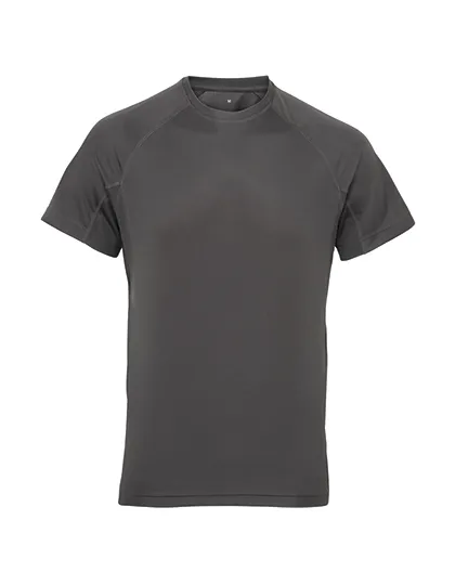 Heren Sportshirt TriDri Panelled Tech Tee TR011 in Heren Sportshirt TriDri Panelled Tech Tee TR011 - Charcoal