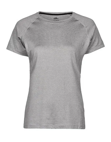 Dames Sportshirt Tee Jays 7021 in Dames Sportshirt Tee Jays 7021 - Grey Melange