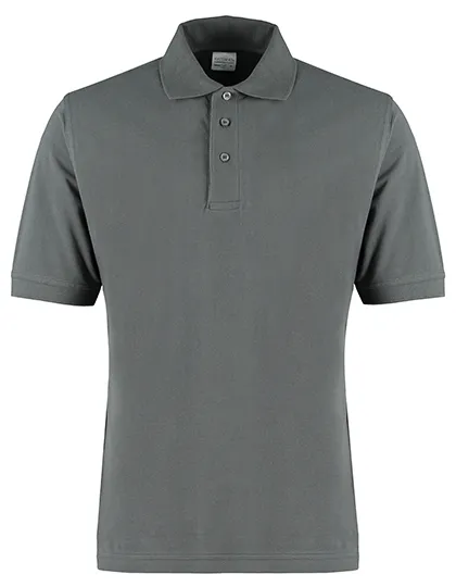 Heren Poloshirt Kustom Kit Classic KK460  in Heren Poloshirt Kustom Kit Classic KK460  Dark Grey