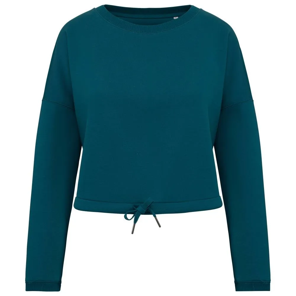Dames Sweater Native Spirit Ecologische cropped NS429 productfoto
