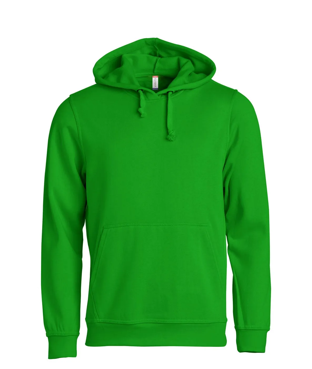 Heren Hoodie Basic Clique 021031 in Heren Hoodie Basic Clique 021031 - Appel-Groen